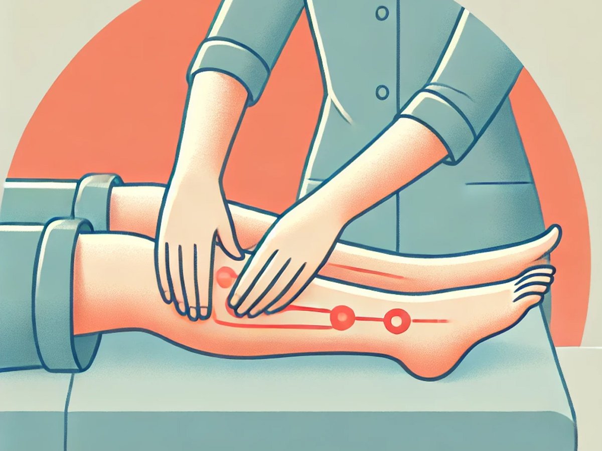 Lenfödem hastalarına uygulanan lenf drenaj masajı